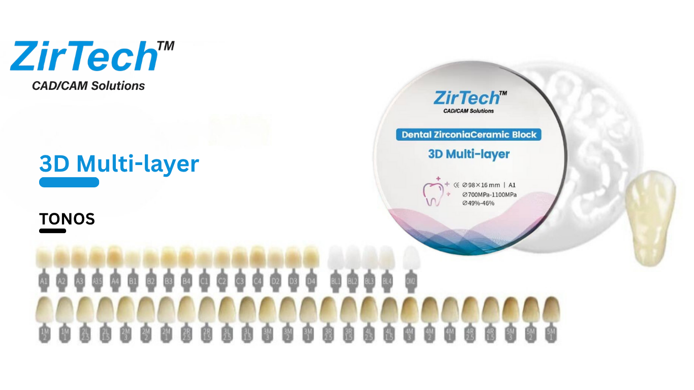 Zirconia 3D Multi-Layer ZirTech™