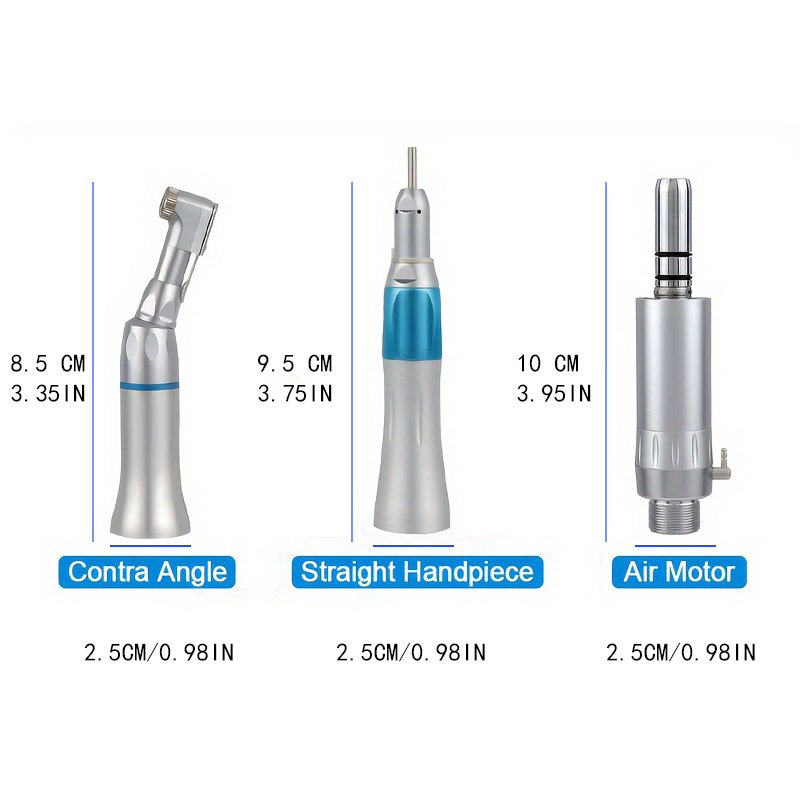 Set con 2 Pieza de Mano de Alta y 3 Unidades de Baja