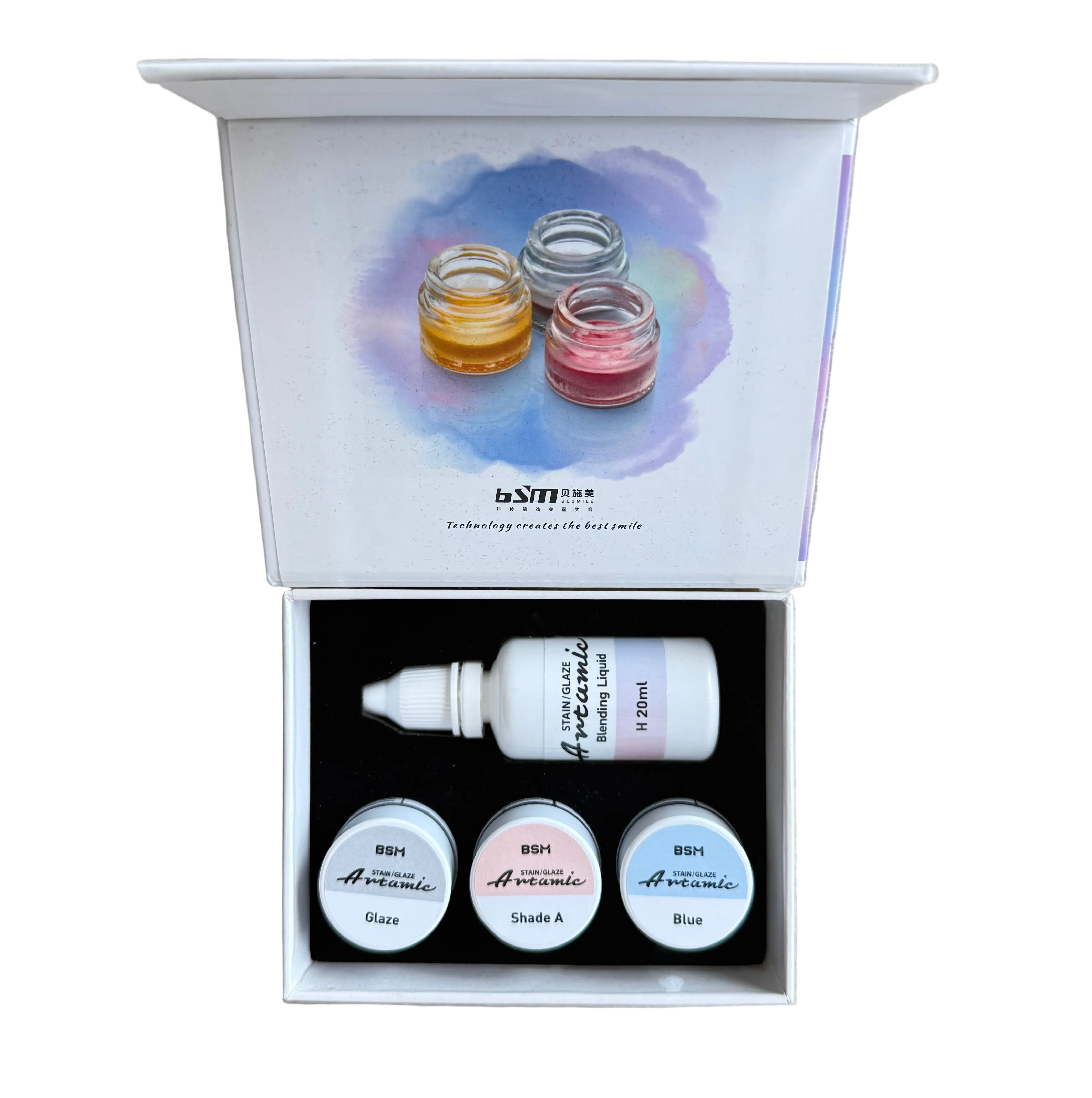 Starter Kit Stain & Glaze Artamic™ Besmile – Básico para Zirconia